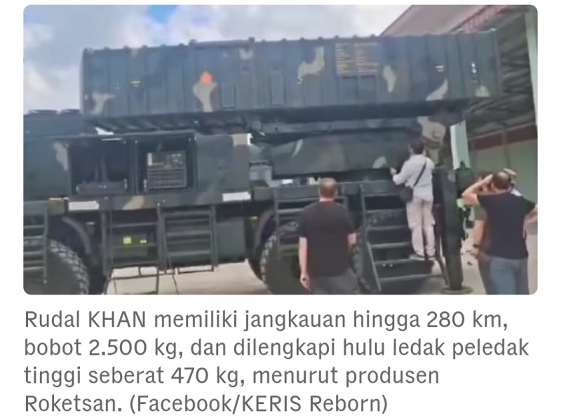 Rudal balistik pertama Indonesia buatan Turki tiba, mengapa ditempatkan dekat IKN dan Malaysia?