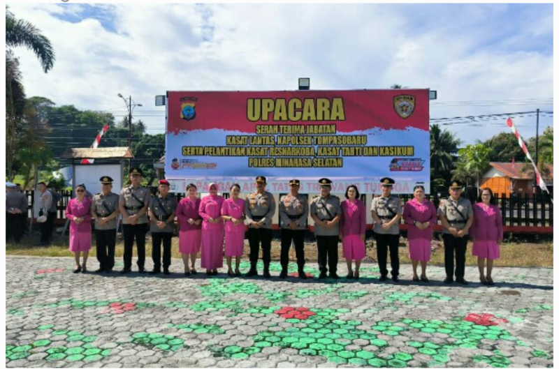 “Rotasi Jabatan di Polres Minsel: Kasat Lantas, Kapolsek Tompasobaru, dan Pejabat Lainnya Resmi Berganti”