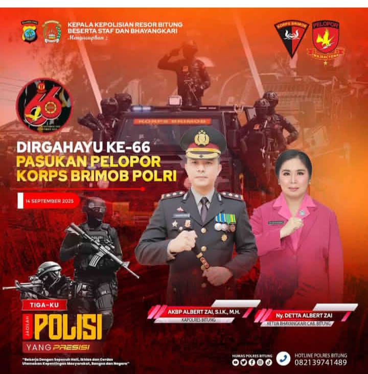 Mereka tak selalu terlihat, tapi selalu hadir di garis terdepan. Dirgahayu Pasukan Pelopor Korps Brimob Polri!