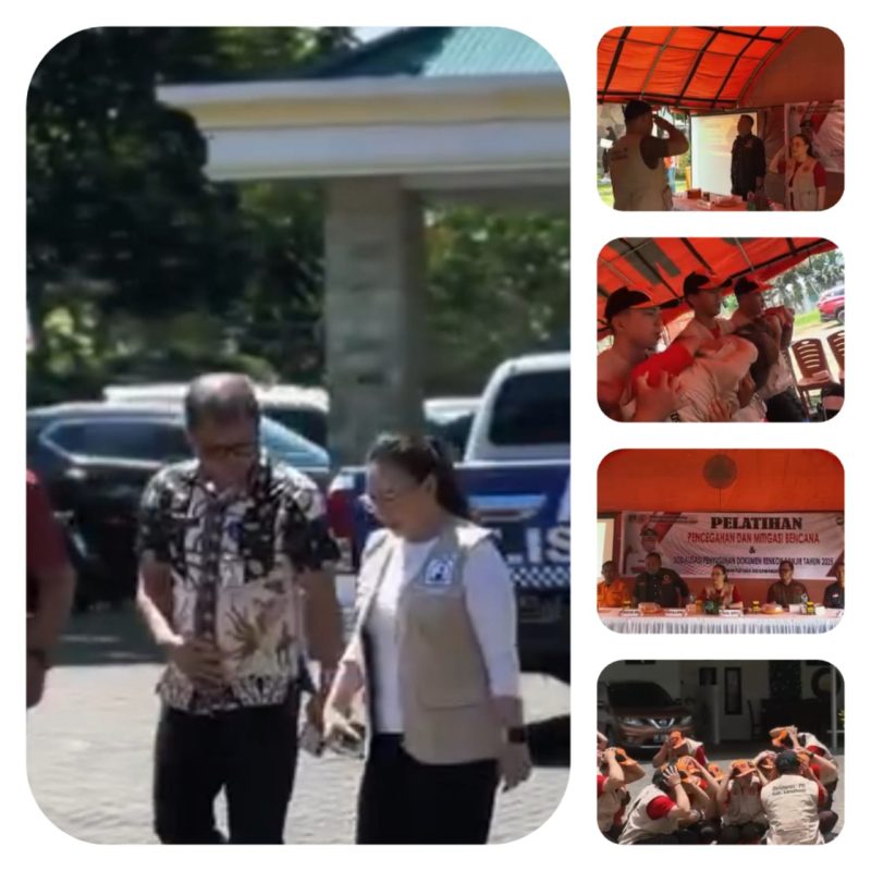 Turun Langsung Pantau Simulasi Bencana, Vanda Sarundajang Tegaskan Komitmen untuk Minahasa Siaga