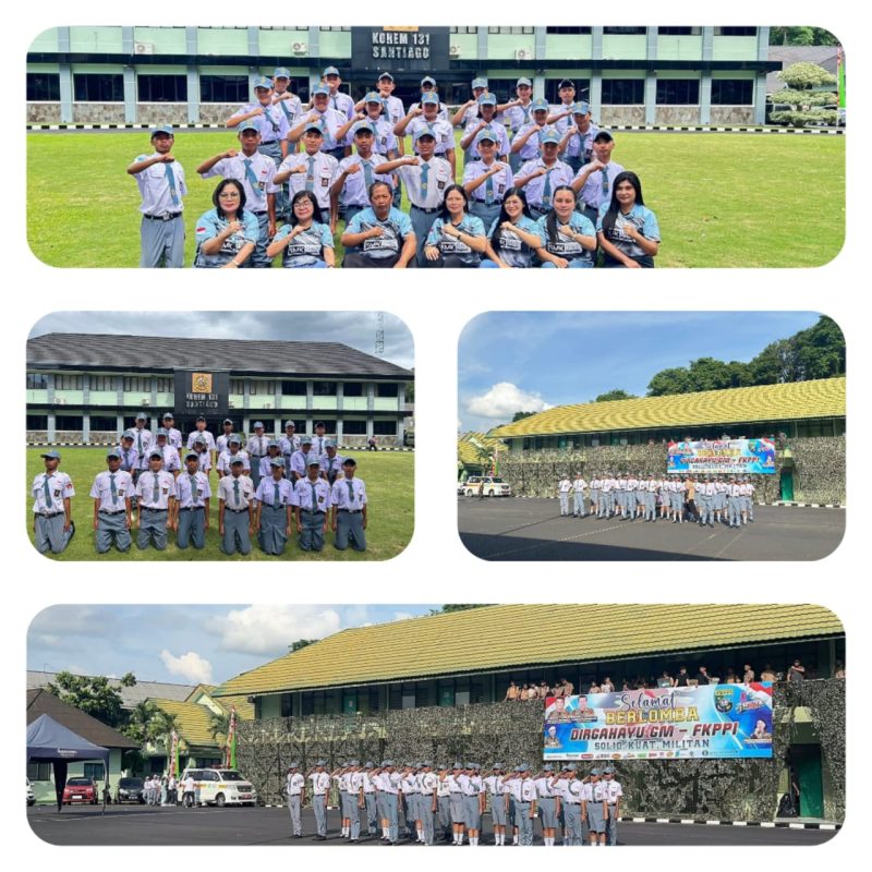 SMKN 1 Langowan Tunjukkan Semangat Nasionalisme di Lomba PBB & Yel-Yel HUT GM-FKPPI ke-47