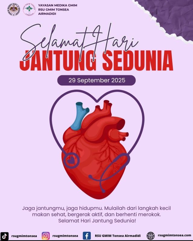 RSU GMIM Tonsea Airmadidi Gelar Kampanye Kesehatan Jantung dalam Rangka Hari Jantung Sedunia